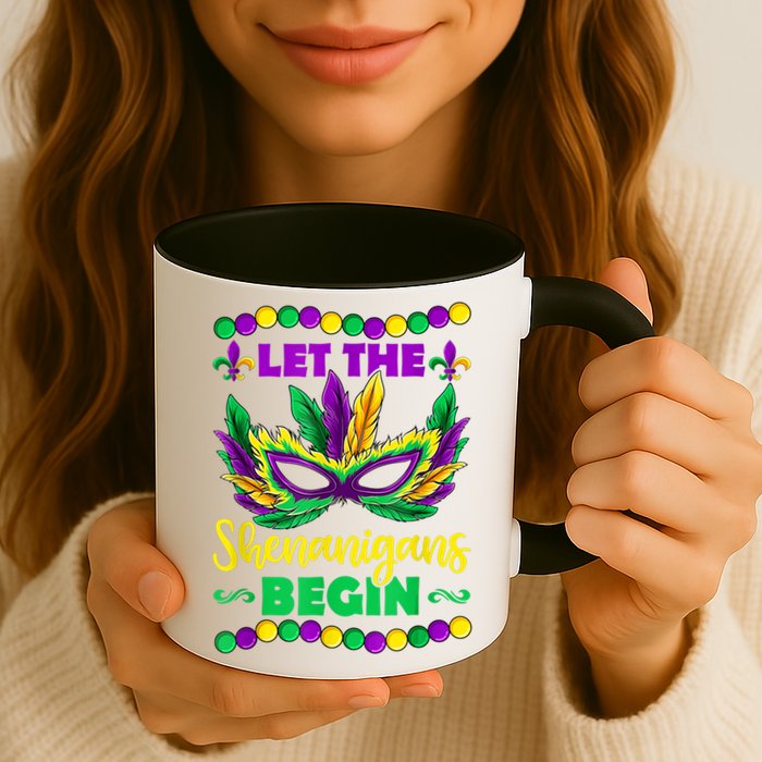 Let The Shenanigans Begin Mardi Gras Mug