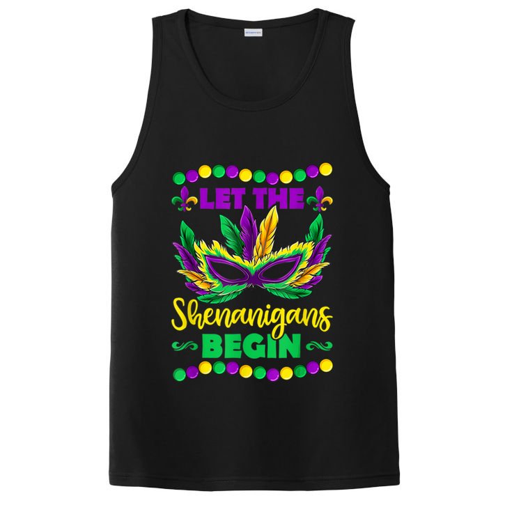 Let The Shenanigans Begin Mardi Gras PosiCharge Competitor Tank