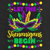 Let The Shenanigans Begin Mardi Gras Hat