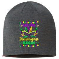 Let The Shenanigans Begin Mardi Gras Sustainable Beanie