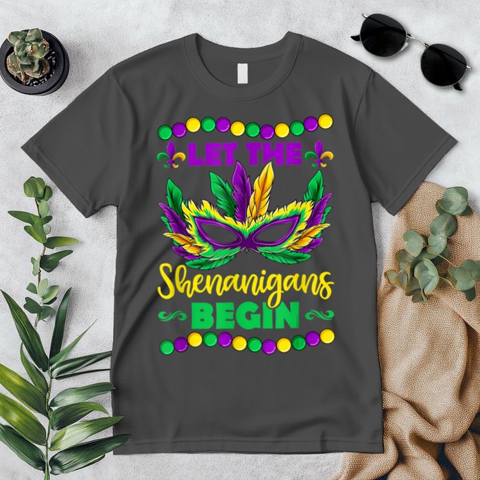 Let The Shenanigans Begin Mardi Gras Premium T-Shirt