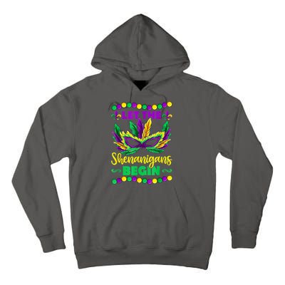 Let The Shenanigans Begin Mardi Gras Tall Hoodie