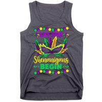 Let The Shenanigans Begin Mardi Gras Tank Top