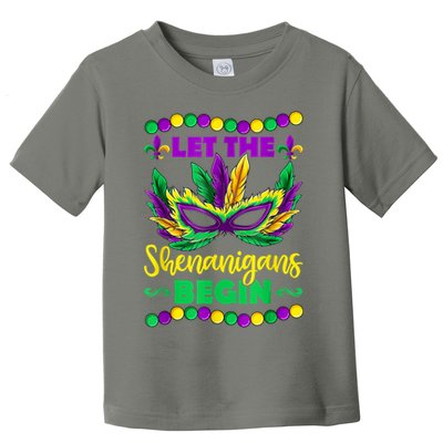 Let The Shenanigans Begin Mardi Gras Toddler T-Shirt