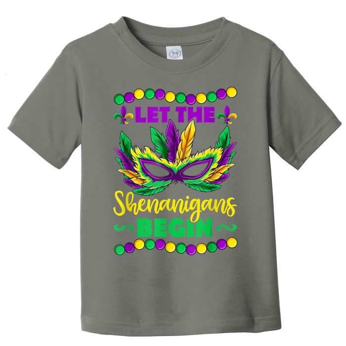 Let The Shenanigans Begin Mardi Gras Toddler T-Shirt