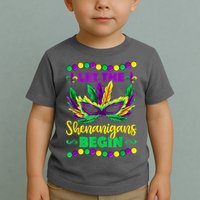 Let The Shenanigans Begin Mardi Gras Toddler T-Shirt