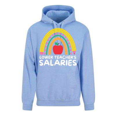 Lower Teacher's Salaries Unisex Surf Hoodie