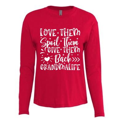 Love Them Spoil Them Give Them Back Womens Cotton Relaxed Long Sleeve T-Shirt