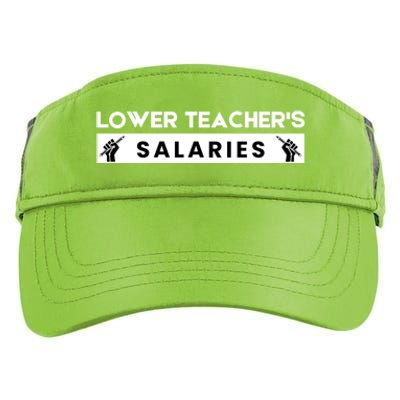 Lower Teacher's Salaries Adult Drive Performance Visor