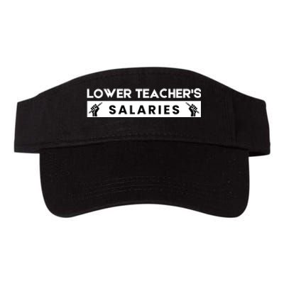 Lower Teacher's Salaries Valucap Bio-Washed Visor