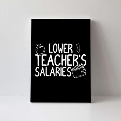 Lower Teacher Salaries Lower Teachers Salaries Canvas