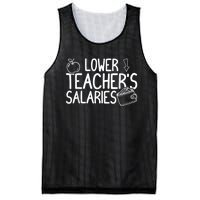 Lower Teacher Salaries Lower Teachers Salaries Mesh Reversible Basketball Jersey Tank