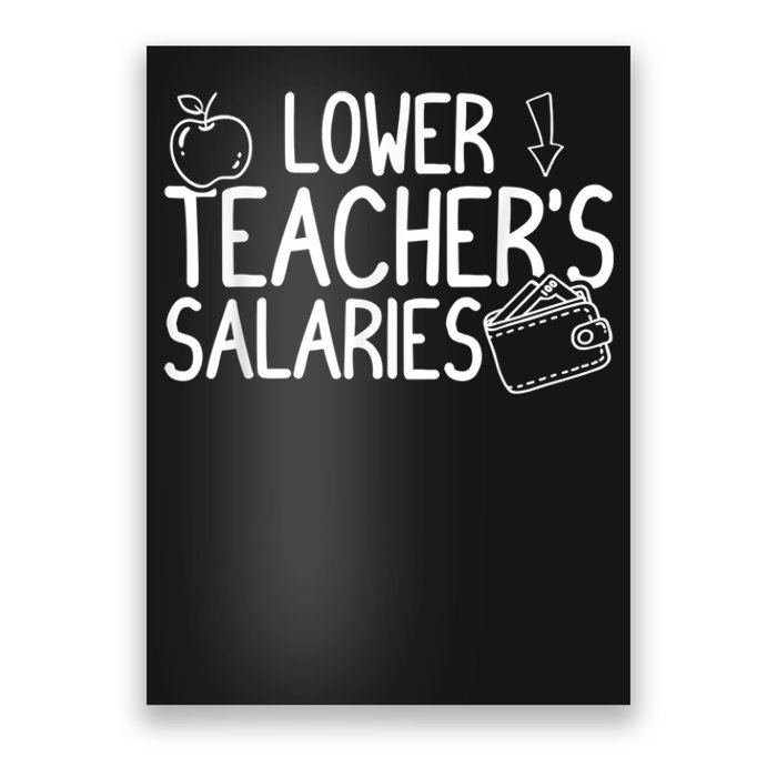 Lower Teacher Salaries Lower Teachers Salaries Poster