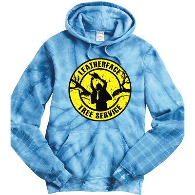 Leatherface Tree Service Tie Dye Hoodie