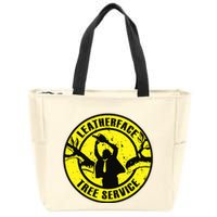 Leatherface Tree Service Zip Tote Bag