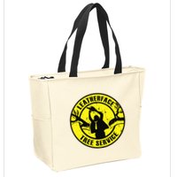 Leatherface Tree Service Zip Tote Bag
