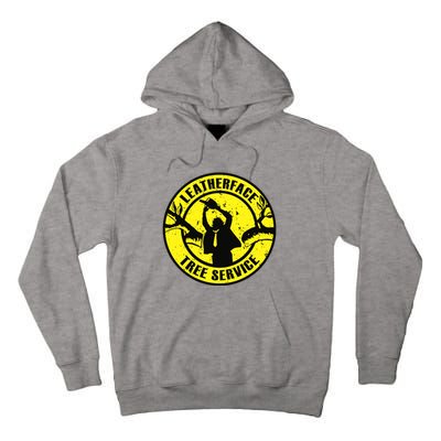 Leatherface Tree Service Tall Hoodie