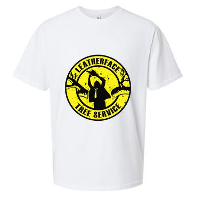 Leatherface Tree Service Sueded Cloud Jersey T-Shirt
