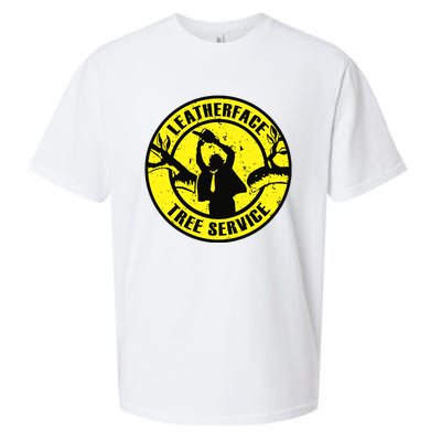 Leatherface Tree Service Sueded Cloud Jersey T-Shirt