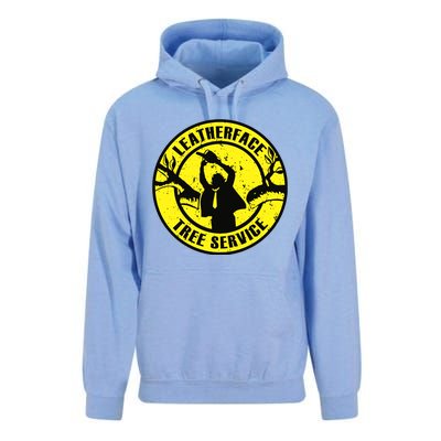 Leatherface Tree Service Unisex Surf Hoodie