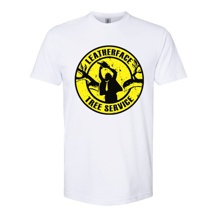 Leatherface Tree Service Softstyle CVC T-Shirt