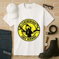 Leatherface Tree Service Tall T-Shirt