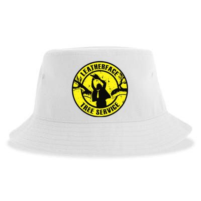 Leatherface Tree Service Sustainable Bucket Hat