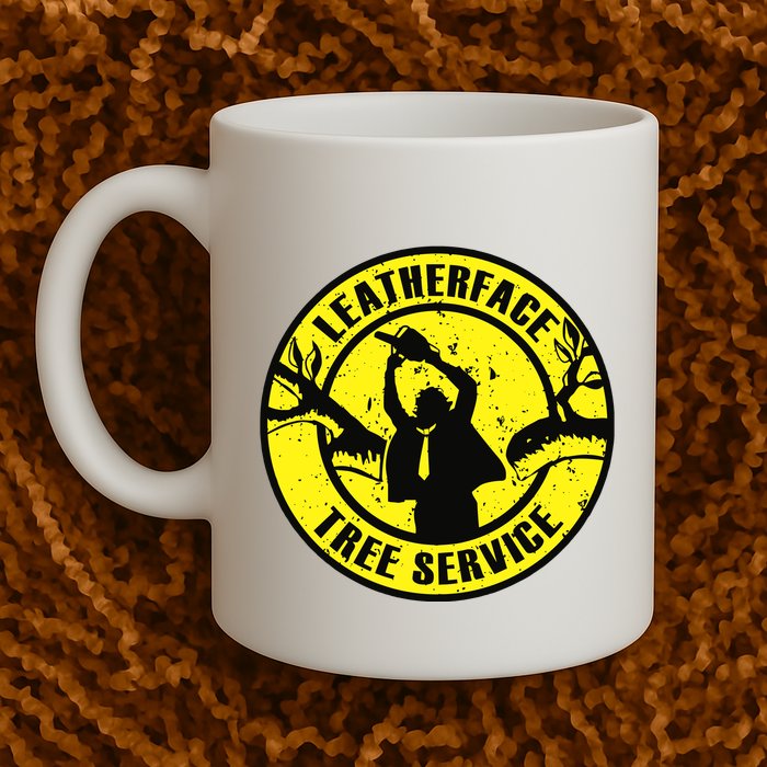 Leatherface Tree Service Mug