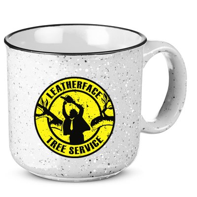 Leatherface Tree Service 15oz Campfire Ceramic Mug