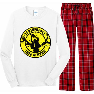 Leatherface Tree Service Long Sleeve Pajama Set