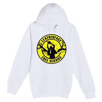 Leatherface Tree Service Premium Pullover Hoodie