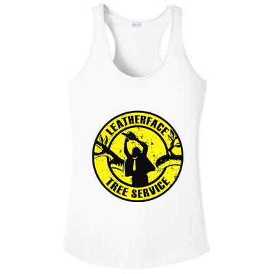 Leatherface Tree Service Ladies PosiCharge Competitor Racerback Tank
