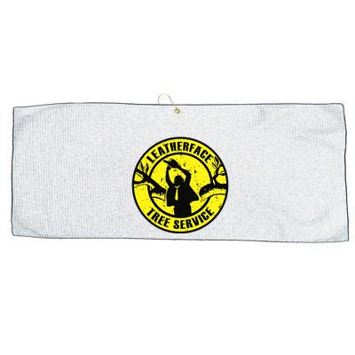 Leatherface Tree Service Large Microfiber Waffle Golf Towel