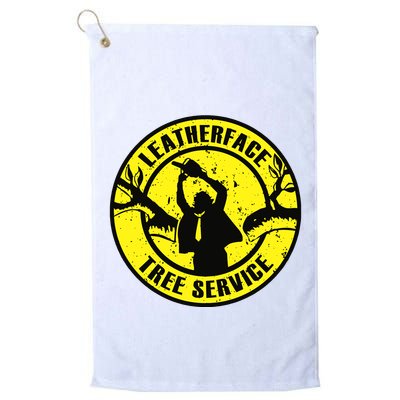 Leatherface Tree Service Golf Towel