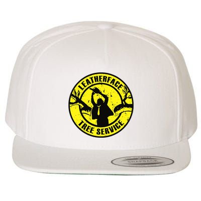 Leatherface Tree Service Wool Snapback Cap