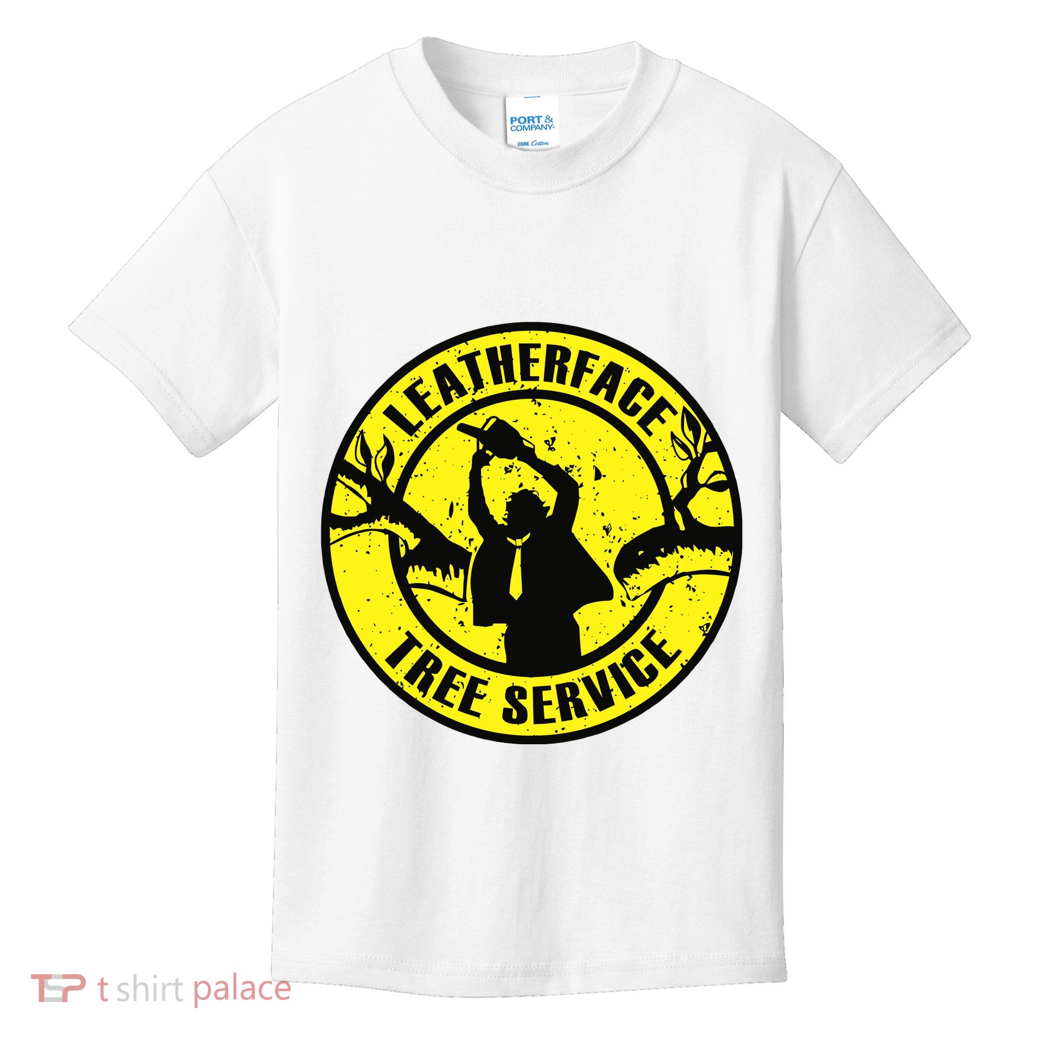Leatherface Tree Service Kids T-Shirt