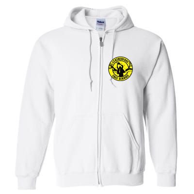Leatherface Tree Service Full Zip Hoodie