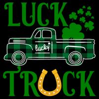 Luck Truck St Patrick's Day Festive Backpack
