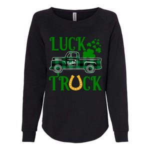 Luck Truck St Patrick's Day Festive Womens California Wash Sweatshirt