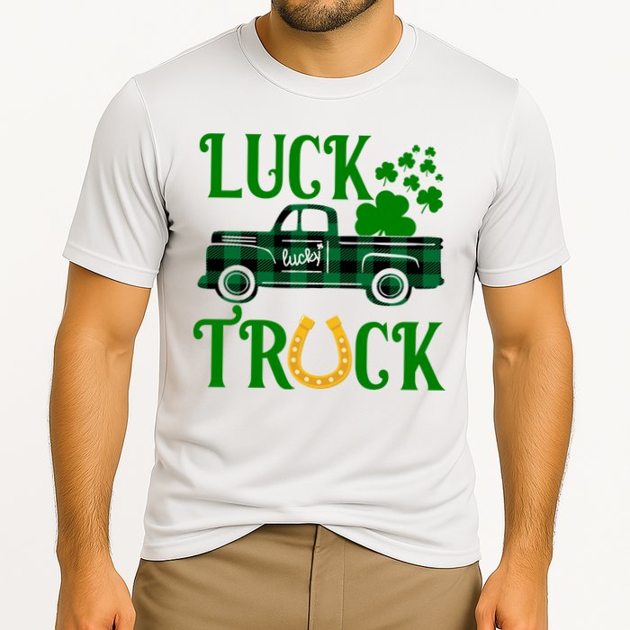 Luck Truck St Patrick's Day Festive Cooling Performance Crew T-Shirt