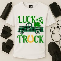 Luck Truck St Patrick's Day Festive Cooling Performance Crew T-Shirt