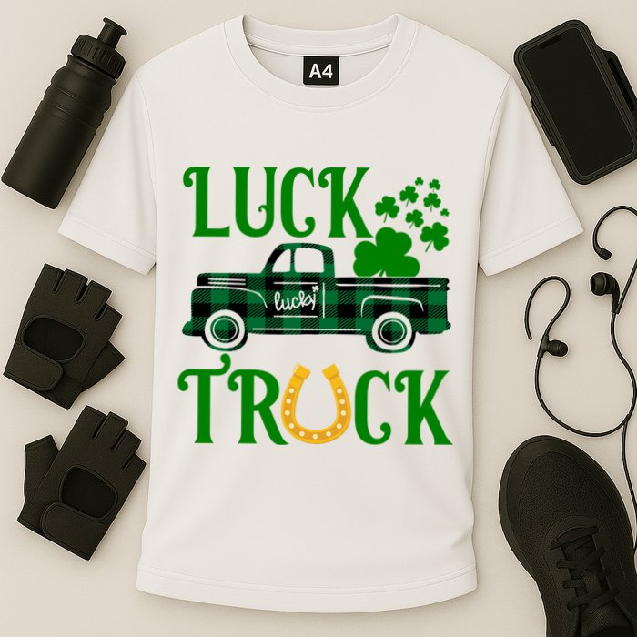 Luck Truck St Patrick's Day Festive Cooling Performance Crew T-Shirt