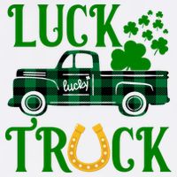 Luck Truck St Patrick's Day Festive Cooling Performance Crew T-Shirt
