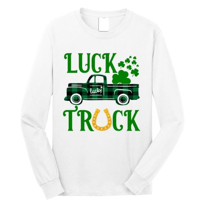 Luck Truck St Patrick's Day Festive Long Sleeve Shirt