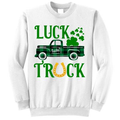 Luck Truck St Patrick's Day Festive Sweatshirt
