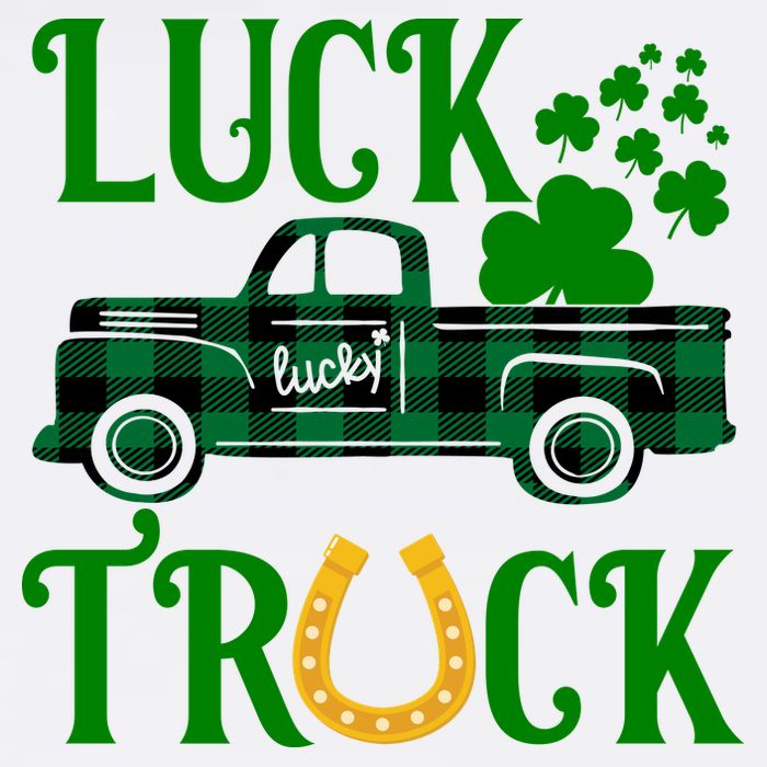 Luck Truck St Patrick's Day Festive Button