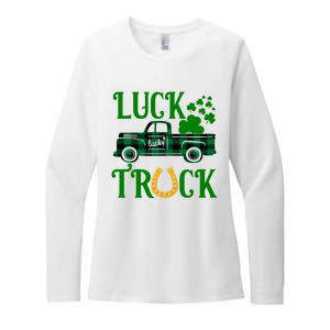 Luck Truck St Patrick's Day Festive Womens CVC Long Sleeve Shirt