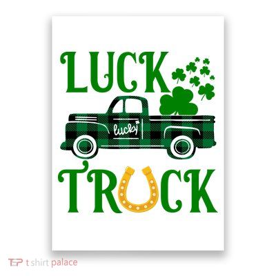 Luck Truck St Patrick's Day Festive Poster