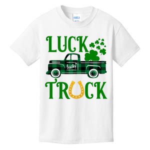 Luck Truck St Patrick's Day Festive Kids T-Shirt