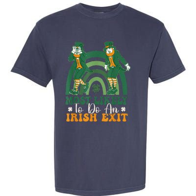 Let The Shenanigans Begin St Patricks Day Tie Dye Style Garment-Dyed Heavyweight T-Shirt